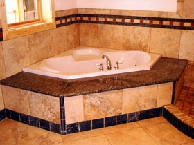 Moss Green Tub Surround